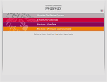 Tablet Screenshot of peureux.com